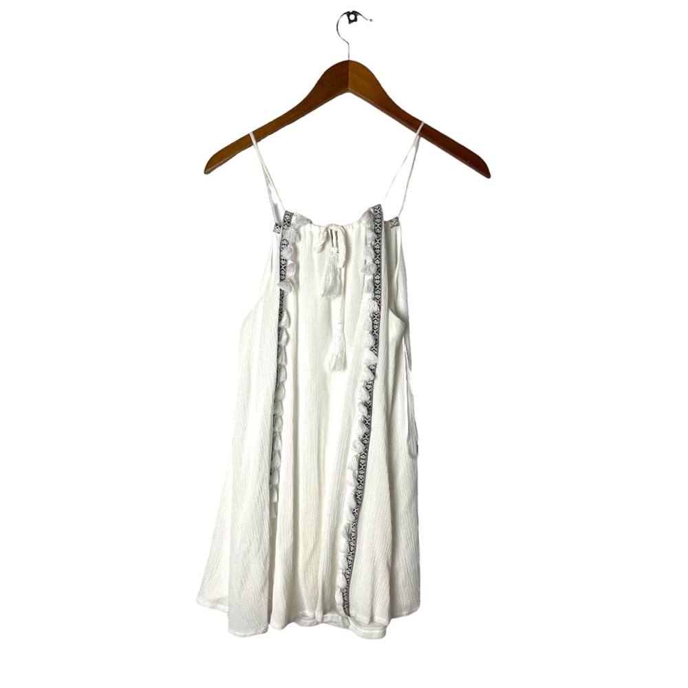 Ecru Lab Boho Halter Dress M